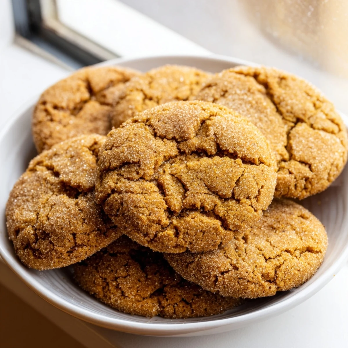 Warm spices and rich molasses make these soft-baked ginger and molasses cookies the perfect treat.
