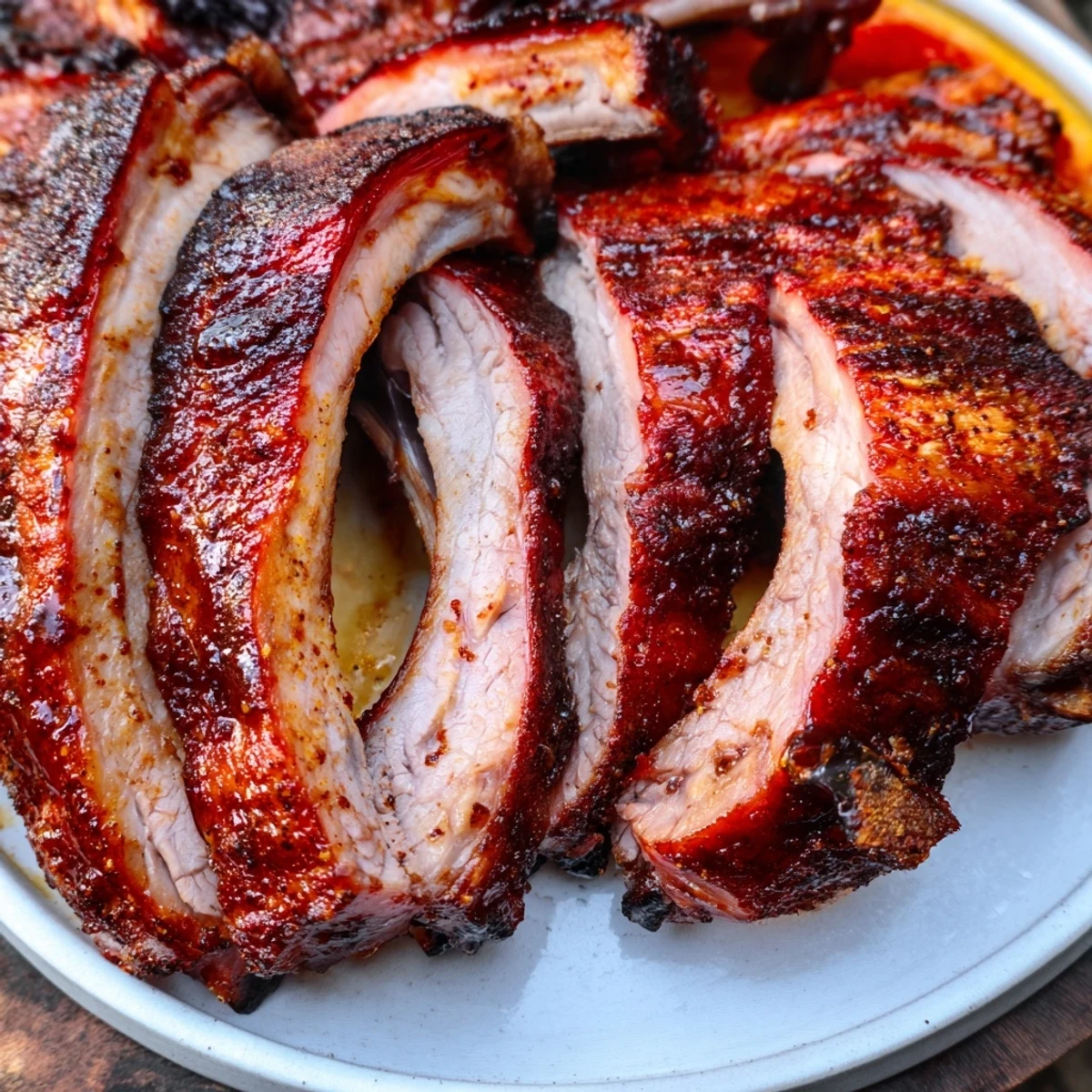 Golden, caramelized Slow-Roasted Pork Shoulder with Cider Glaze, perfect for a cozy dinner feast.