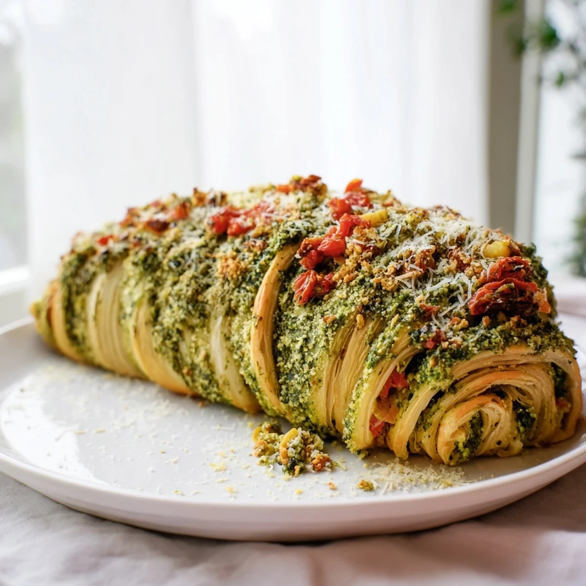 Sun-Dried Tomato Pesto Palmiers
