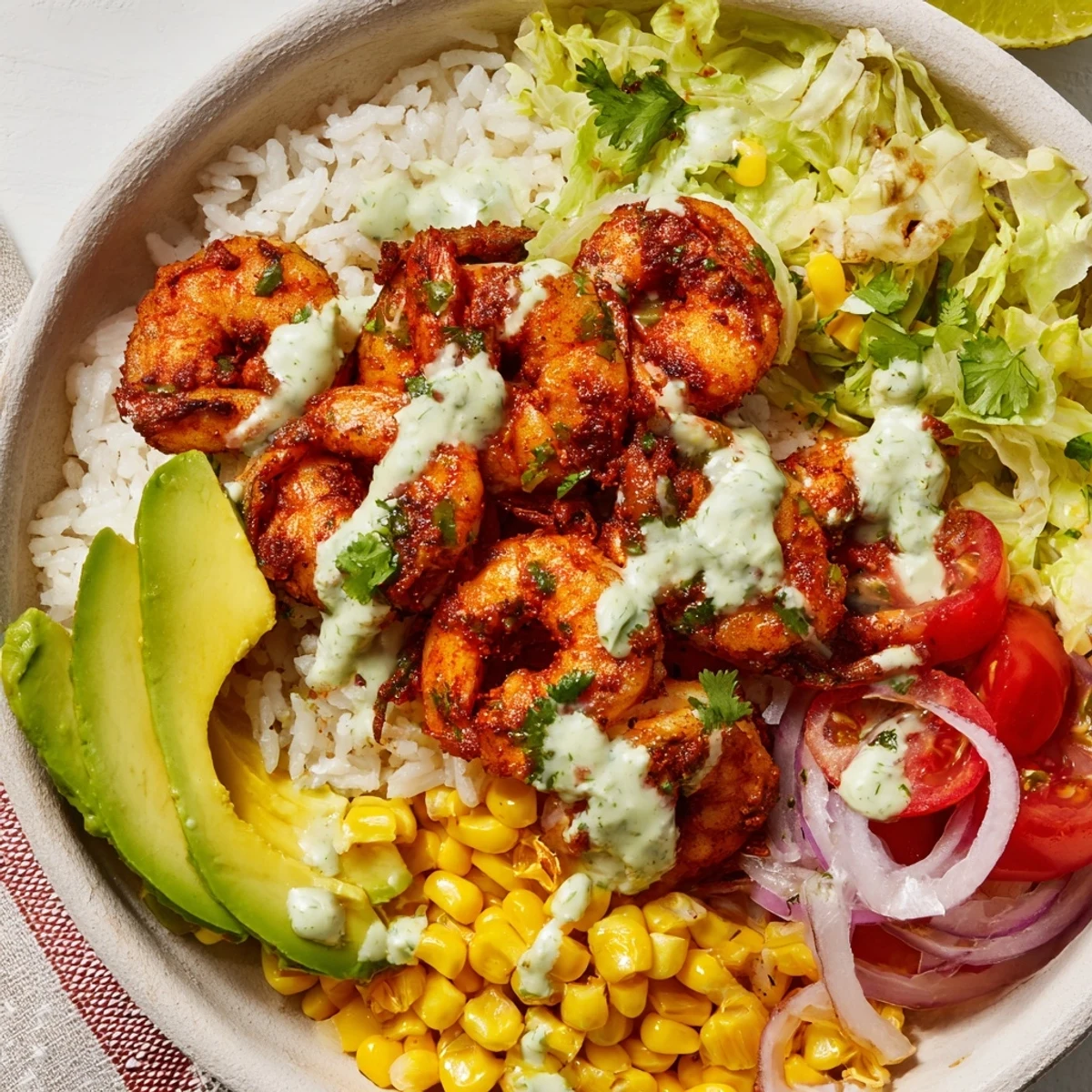 Imagine the tempting aroma of sizzling Cajun shrimp perfectly paired with fluffy rice within these bowls.