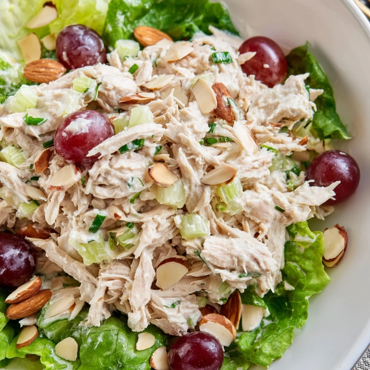 Tender shredded chicken nestled in Crispy Chicken Salad, a delightful mix of flavors and textures.