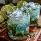 Zesty non-alcoholic margarita featuring bright lime and orange flavors, perfect for festive celebrations.