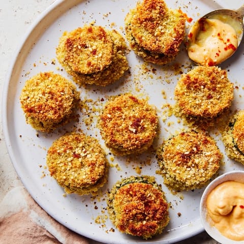 Crispy Baked Zucchini Rounds
