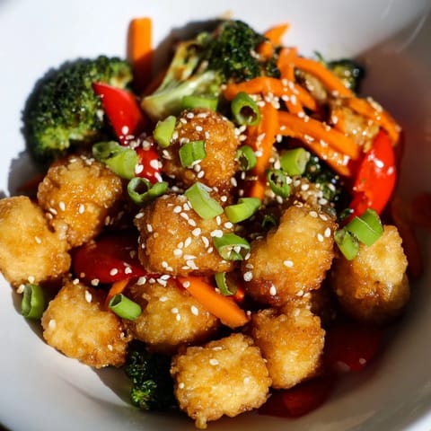 Honey Garlic Tofu Bowls
