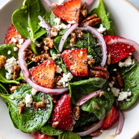 Strawberry Spinach Salad