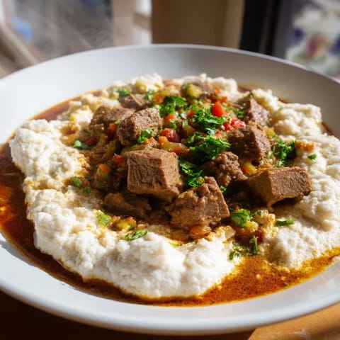 Hearty Yemeni Saltah Stew