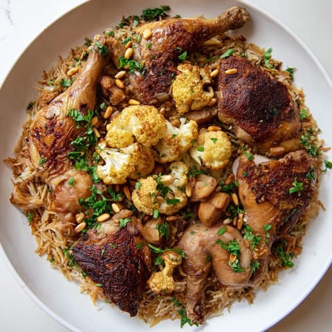 Palestinian Maklouba with Chicken