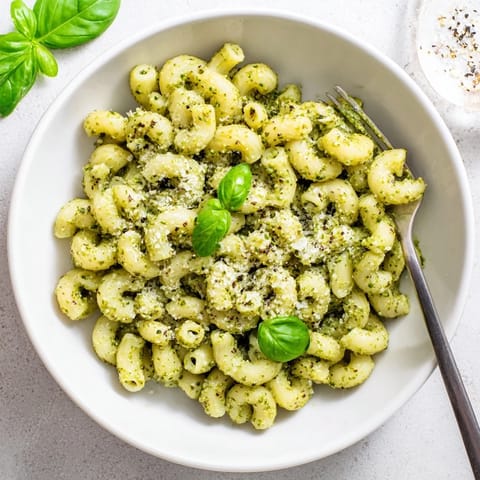 Creamy Avocado Pesto Mac