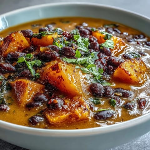 Sweet Potato Black Bean Soup