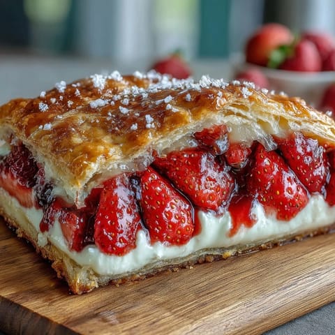 Fresh Strawberry Frangipane Galette