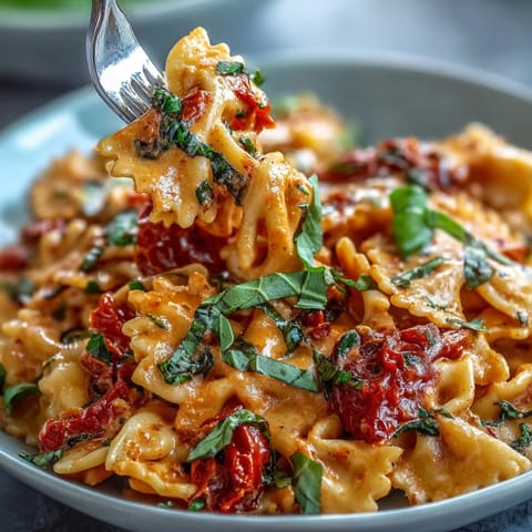 Creamy tomato basil pasta emerges from one pot, richly sauced and bursting with fresh basil.
