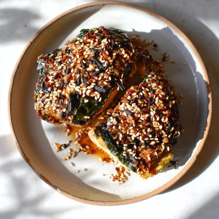 Sweet and savory Honey-Soy Glazed Brussels Sprouts, perfectly roasted and caramelized to perfection in the oven.