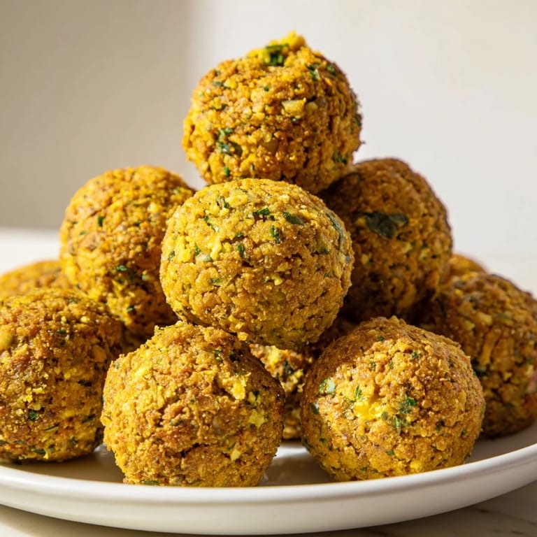 Deliciously spiced Levantine falafel balls, a Middle Eastern favorite, freshly fried to a beautiful golden hue.