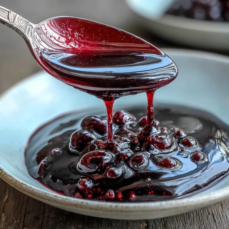 A chilled glass of tangy Black Currant Shrub mixed with sparkling water and fresh ice cubes.