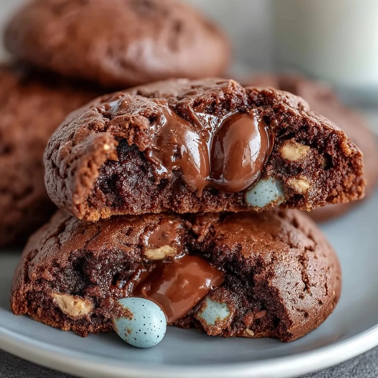 Golden-baked cookies loaded with Cadbury Mini Eggs and chocolate chips, perfect for festive Easter dessert platters.