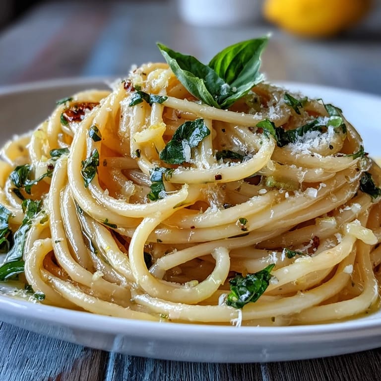 Bright Spring Pasta Limone, a creamy, 15-minute lemon delight with parmesan.