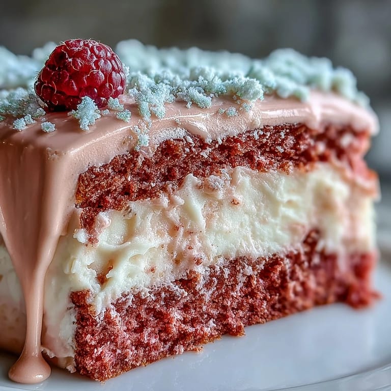 Delicious Bridal Shower Rosé Velvet Cake creation with beautiful edible gold accents.