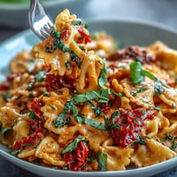 Creamy tomato basil pasta emerges from one pot, richly sauced and bursting with fresh basil.